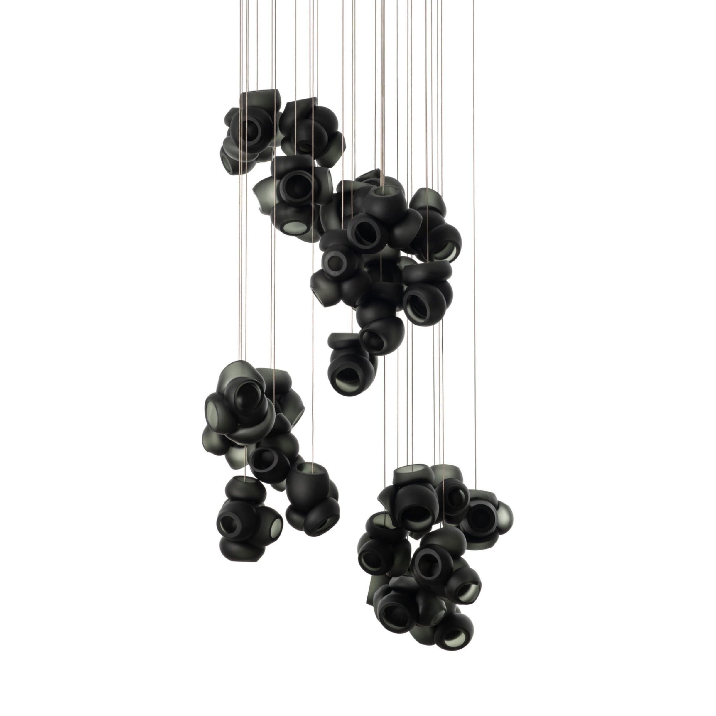 Modern Glass Bubbles Cluster LED Pendant Light for Contemporary Living Spaces