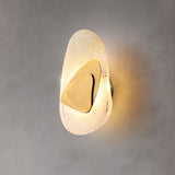 Modern Glass Globe and Metal LED Wall Sconce Set of 2 for Living Room and Bedroom Lighting