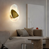 Modern Glass Globe and Metal LED Wall Sconce Set of 2 for Living Room and Bedroom Lighting
