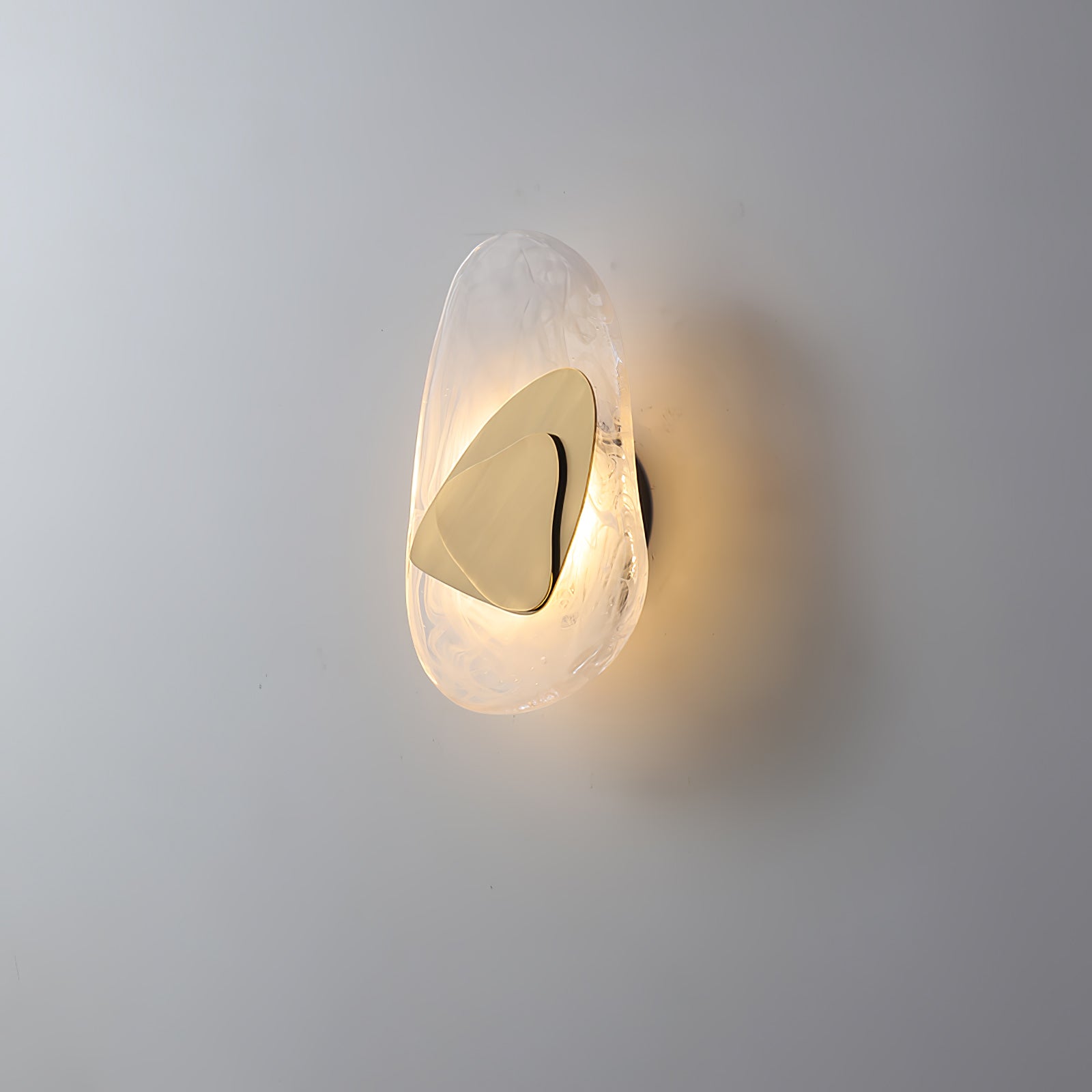 Modern Glass Globe and Metal LED Wall Sconce Set of 2 for Living Room and Bedroom Lighting