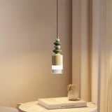 Modern Glass Globe Ball Pendant Light Scandinavian Style Mini Cream Hanging Lamp