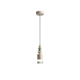 Modern Glass Globe Ball Pendant Light Scandinavian Style Mini Cream Hanging Lamp