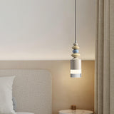 Modern Glass Globe Ball Pendant Light Scandinavian Style Mini Cream Hanging Lamp