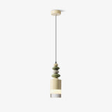 Modern Glass Globe Ball Pendant Light Scandinavian Style Mini Cream Hanging Lamp