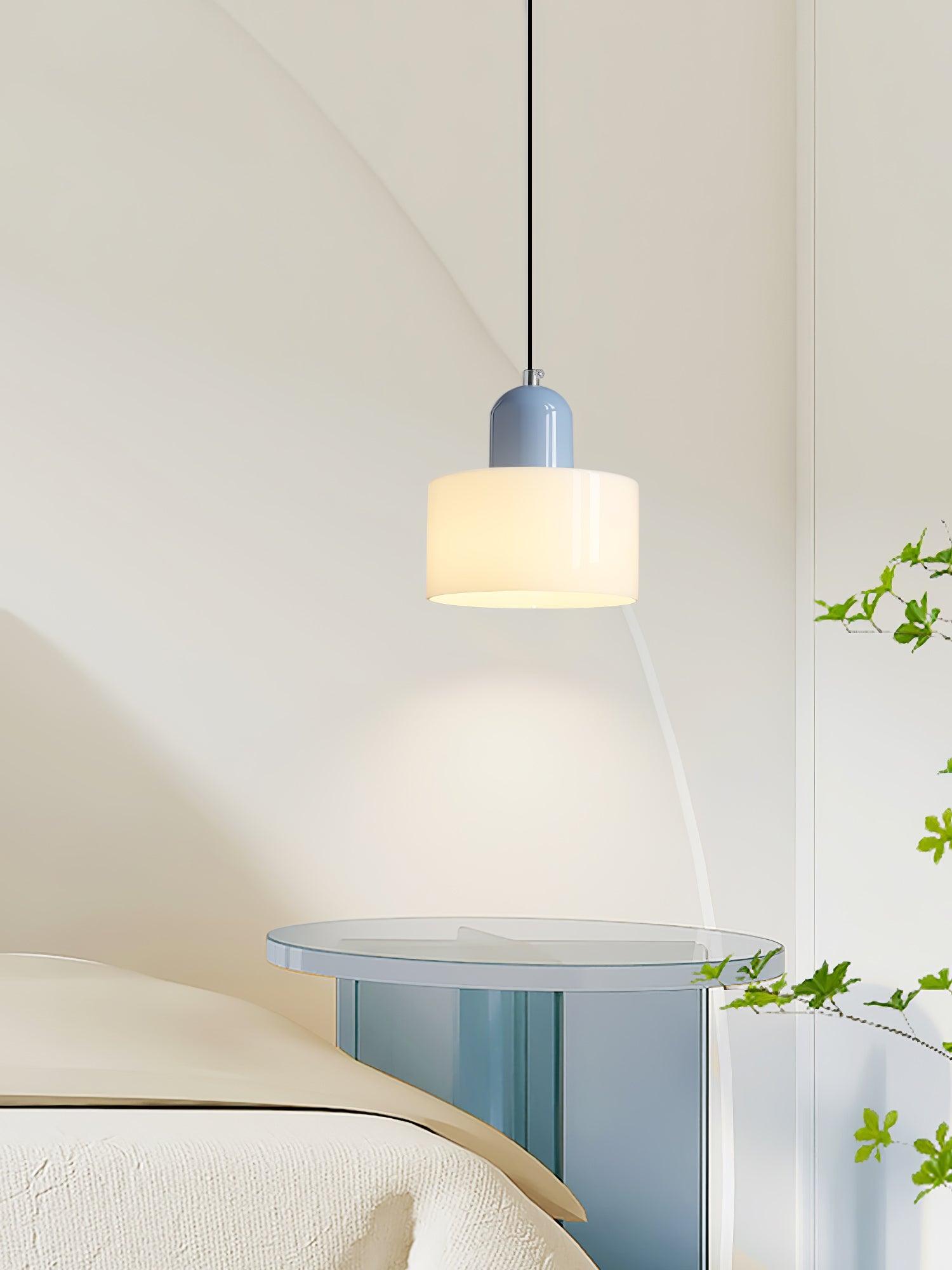 Modern Glass Globe Pendant Lamp Minimalist Spherical Hanging Light for Living Room