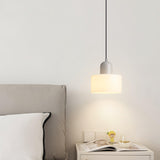 Modern Glass Globe Pendant Lamp Minimalist Spherical Hanging Light for Living Room