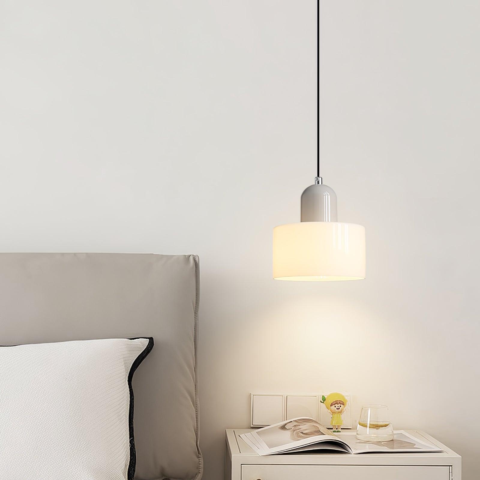 Modern Glass Globe Pendant Lamp Minimalist Spherical Hanging Light for Living Room