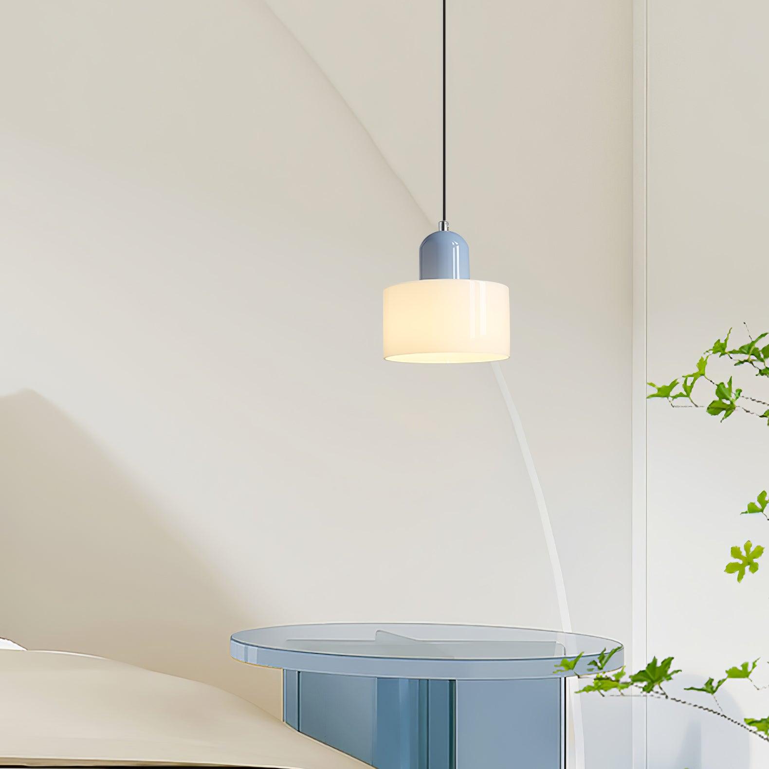 Modern Glass Globe Pendant Lamp Minimalist Spherical Hanging Light for Living Room