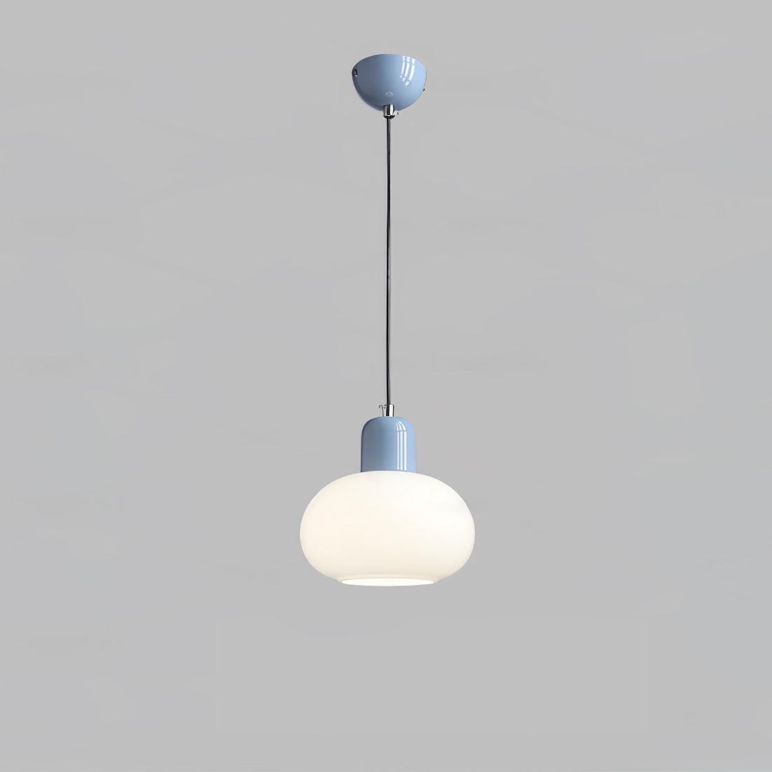 Modern Glass Globe Pendant Lamp Minimalist Spherical Hanging Light for Living Room