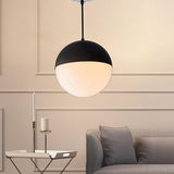 Modern Glass Globe Pendant Light Nordic LED Chandelier Hanging Ceiling Lamp for Dining Room