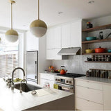 Modern Glass Globe Pendant Light Nordic LED Chandelier Hanging Ceiling Lamp for Dining Room