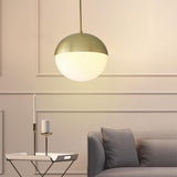 Modern Glass Globe Pendant Light Nordic LED Chandelier Hanging Ceiling Lamp for Dining Room