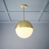 Modern Glass Globe Pendant Light Nordic LED Chandelier Hanging Ceiling Lamp for Dining Room