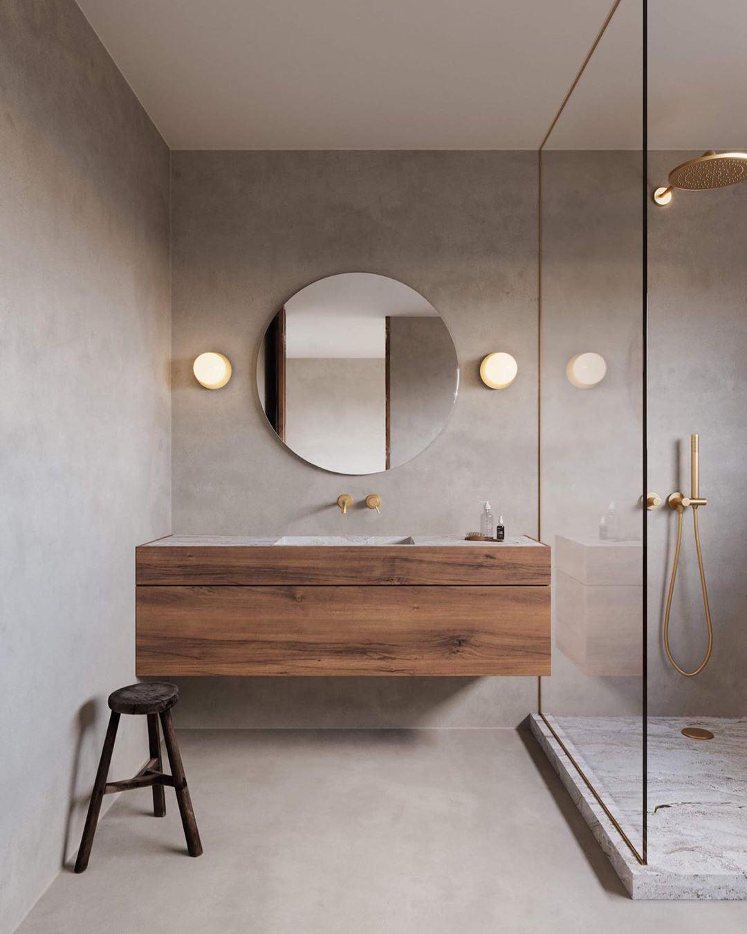 Modern Glass Globe Wall Sconce and Ceiling Lamp with Brass Metal Disc for Elegant Interior Decor