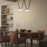 Modern Glass Jar LED Pendant Light Creative Hanging Lamp for Living Room and Bedroom Decor
