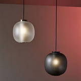 Modern Glass Lantern Pendant Light LED Nordic Hanging Ceiling Lamp for Dining Room and Bedroom