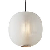 Modern Glass Lantern Pendant Light LED Nordic Hanging Ceiling Lamp for Dining Room and Bedroom
