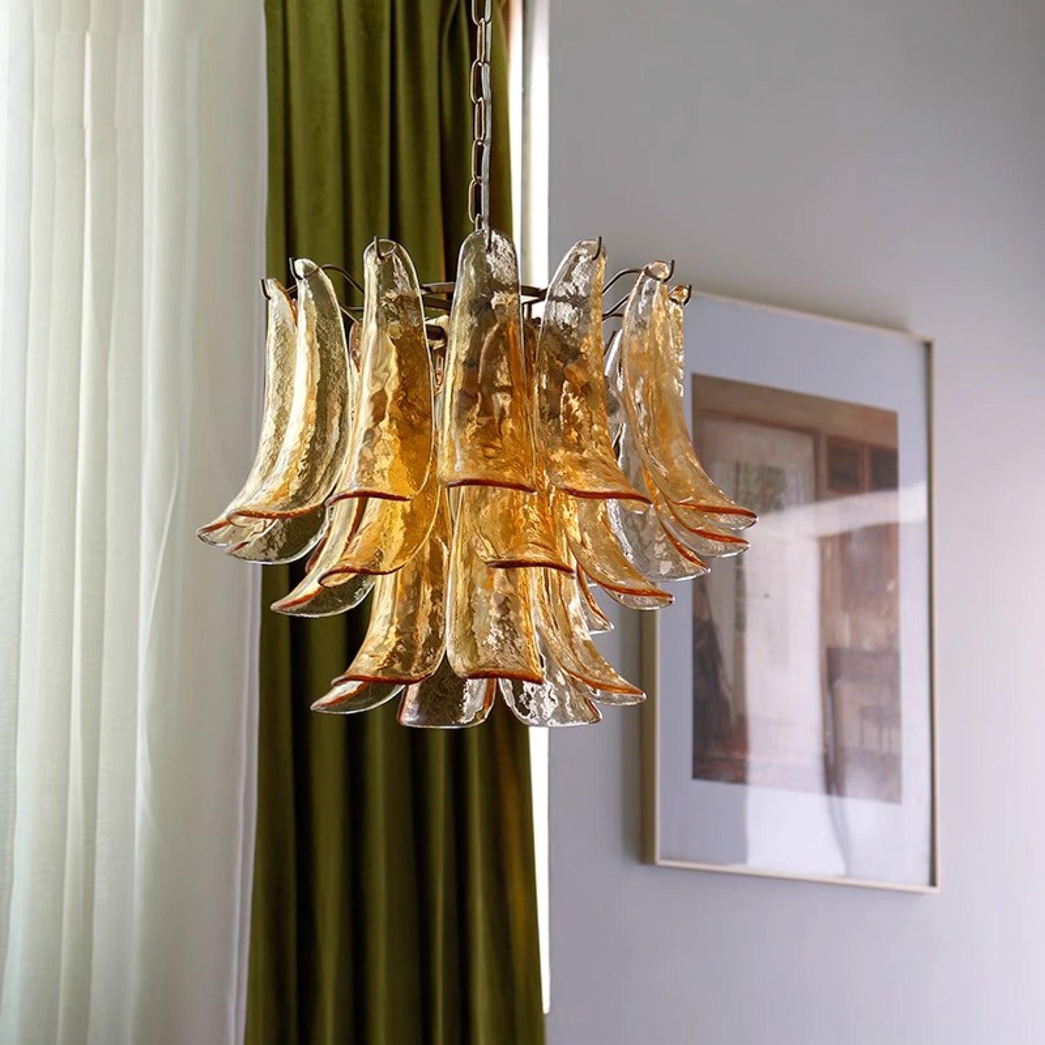 modern-glass-leaf-cascade-chandelier-for-elegant-living-room-and-dining-space-lighting
