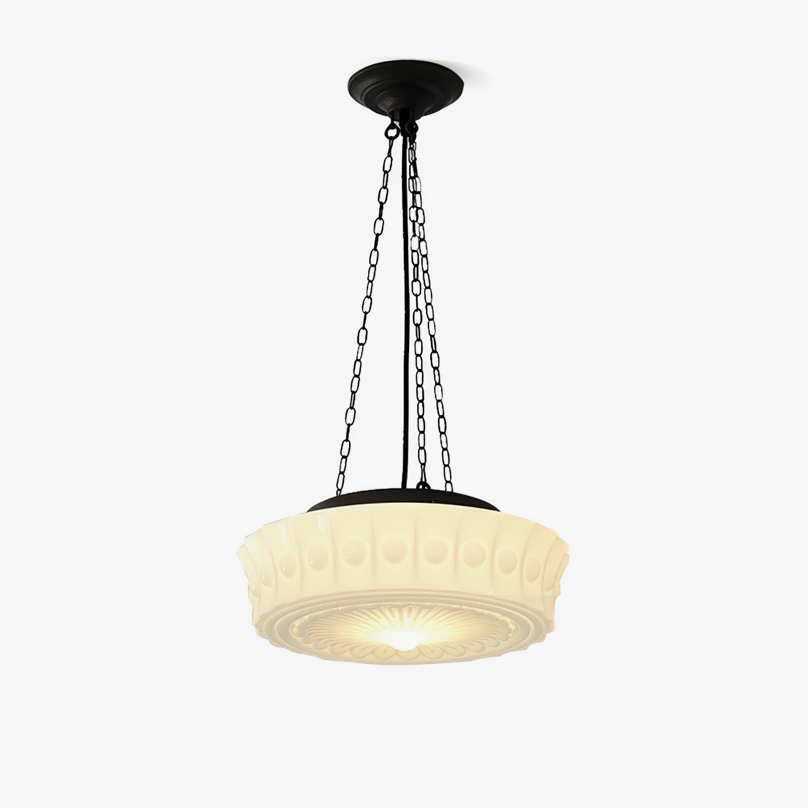 Modern Glass Pendant Ceiling Light Fixture for Living Room Dining Area and Foyer