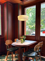 Modern Glass Pendant Ceiling Light Fixture for Living Room Dining Area and Foyer