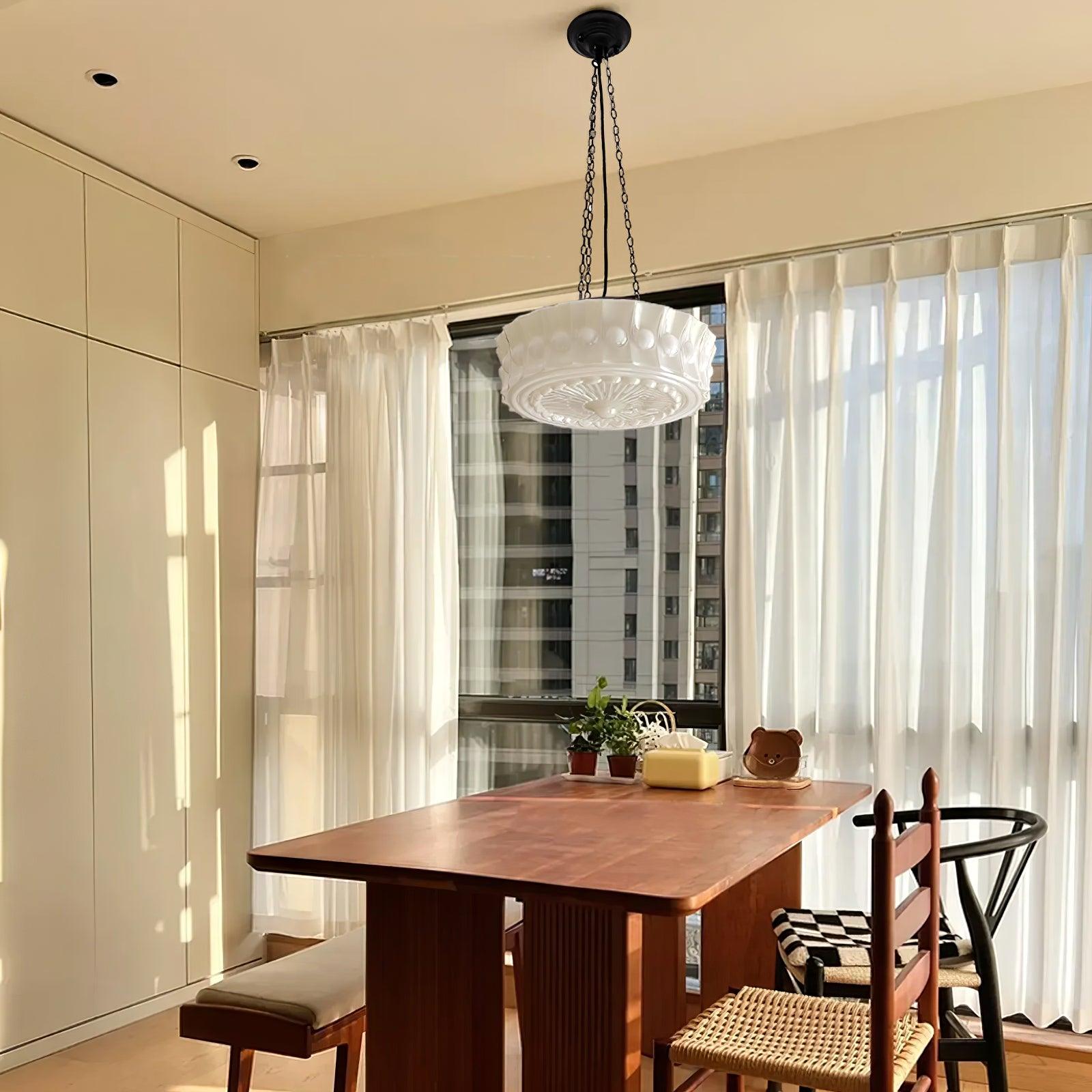 Modern Glass Pendant Ceiling Light Fixture for Living Room Dining Area and Foyer