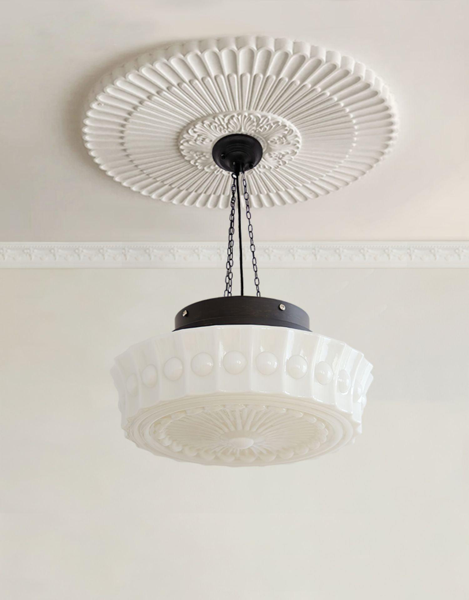 Modern Glass Pendant Ceiling Light Fixture for Living Room Dining Area and Foyer