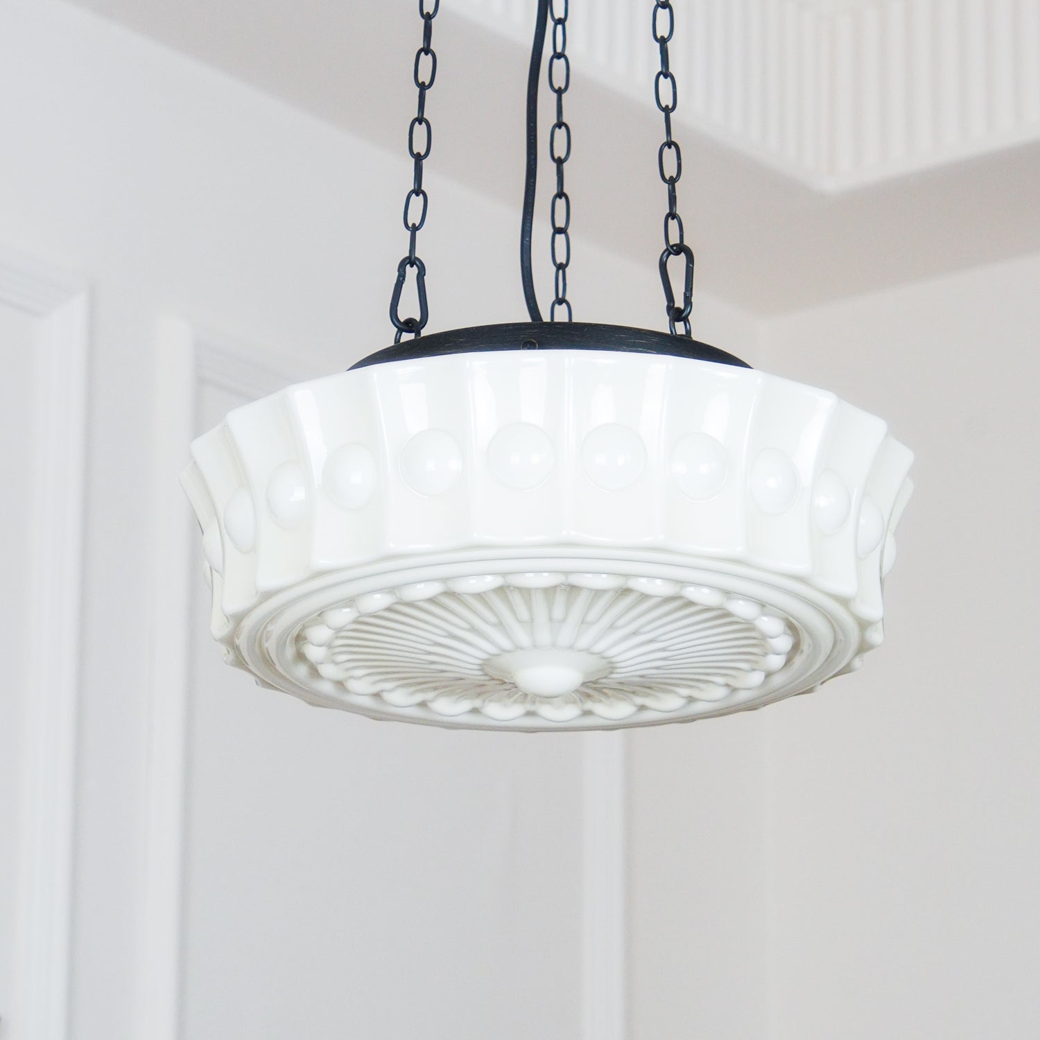 Modern Glass Pendant Ceiling Light Fixture for Living Room Dining Area and Foyer