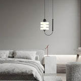 Modern Glass Pendant Light Nordic Style LED Hanging Lamp for Interior Spaces
