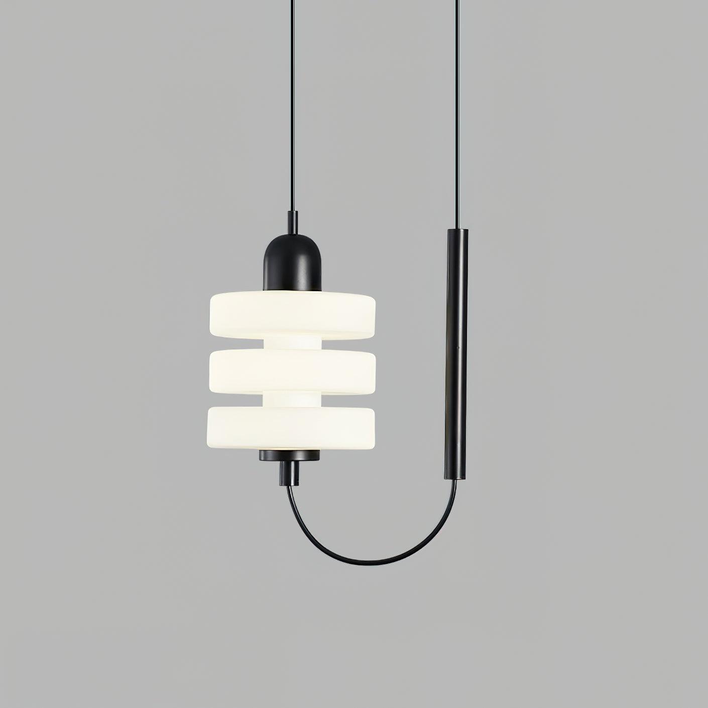 Modern Glass Pendant Light Nordic Style LED Hanging Lamp for Interior Spaces