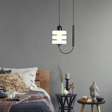 Modern Glass Pendant Light Nordic Style LED Hanging Lamp for Interior Spaces