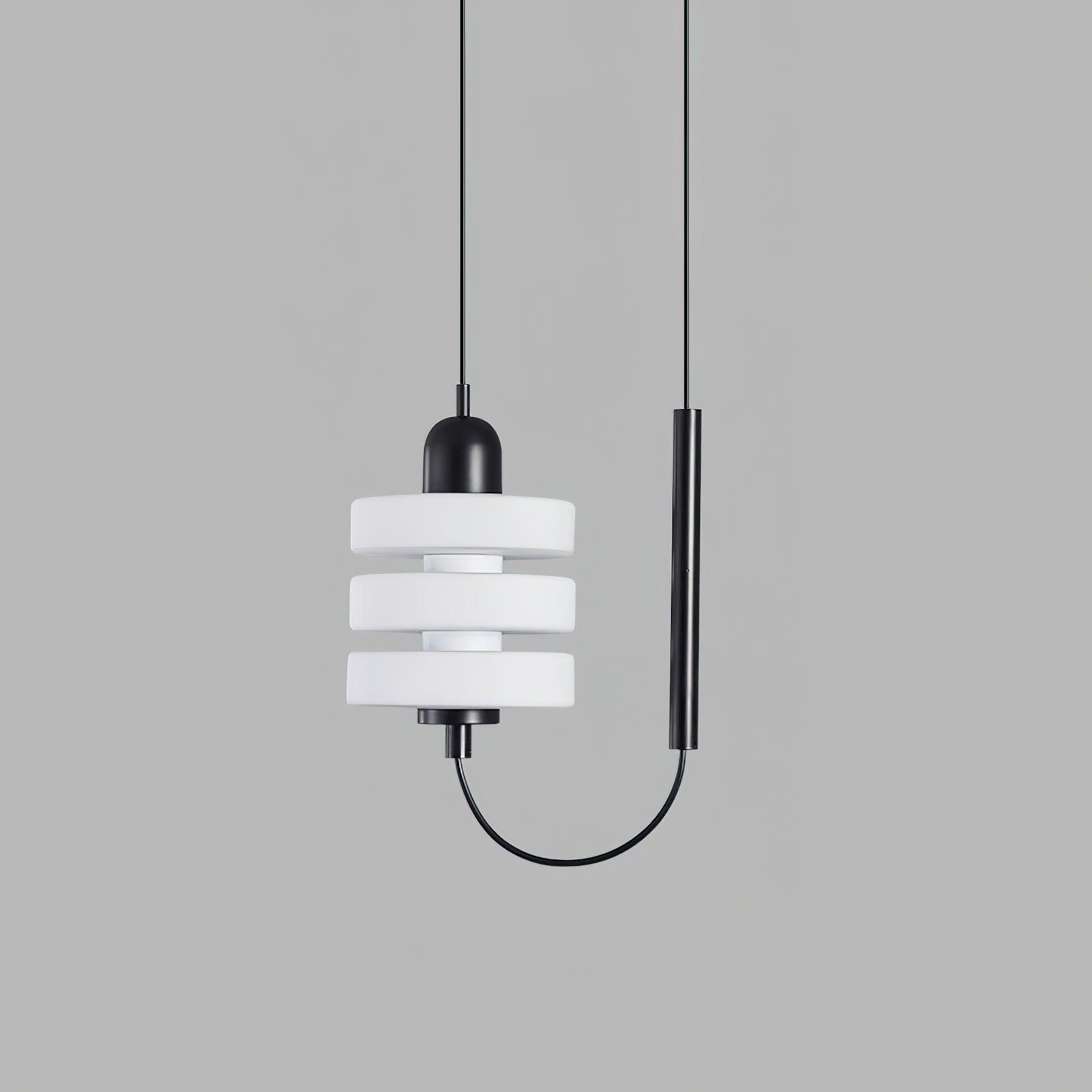 Modern Glass Pendant Light Nordic Style LED Hanging Lamp for Interior Spaces