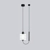 Modern Glass Pendant Light Nordic Style LED Hanging Lamp for Interior Spaces