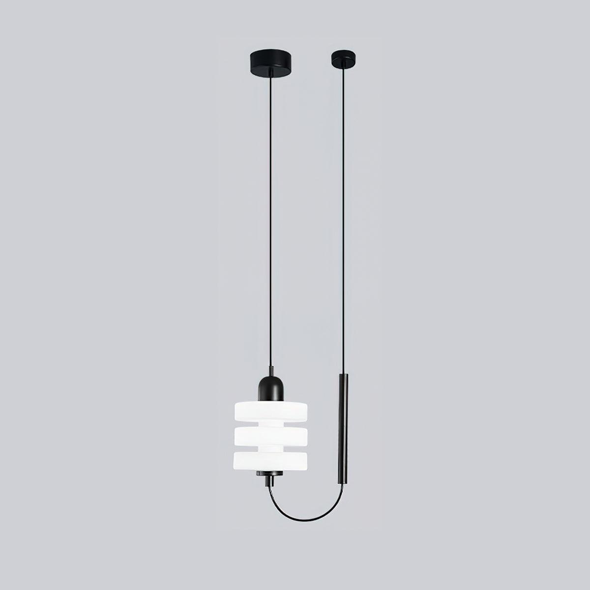 Modern Glass Pendant Light Nordic Style LED Hanging Lamp for Interior Spaces