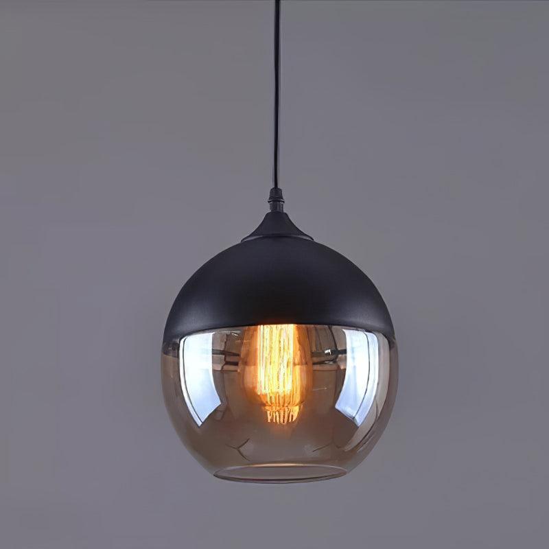 Modern Glass Quartet Pendant Light Fixture with Metal Finish
