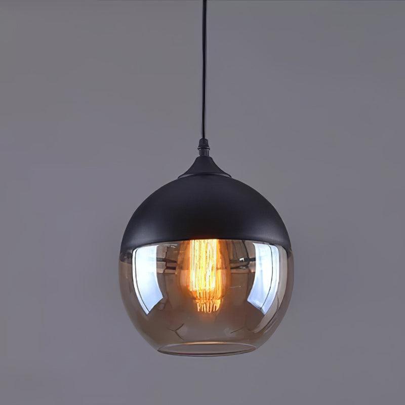 Modern Glass Quartet Pendant Light Fixture with Metal Finish