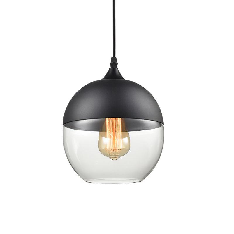 Modern Glass Quartet Pendant Light Fixture with Metal Finish