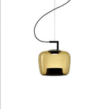 Modern Glass Sphere and Aluminum Ring LED Pendant Light for Contemporary Living Spaces