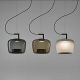 Modern Glass Sphere and Aluminum Ring LED Pendant Light for Contemporary Living Spaces