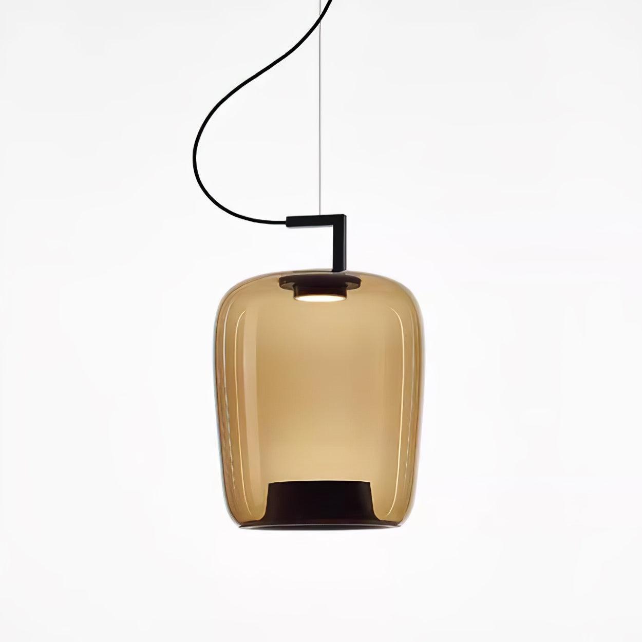 Modern Glass Sphere and Aluminum Ring LED Pendant Light for Contemporary Living Spaces