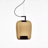 Modern Glass Sphere and Aluminum Ring LED Pendant Light for Contemporary Living Spaces