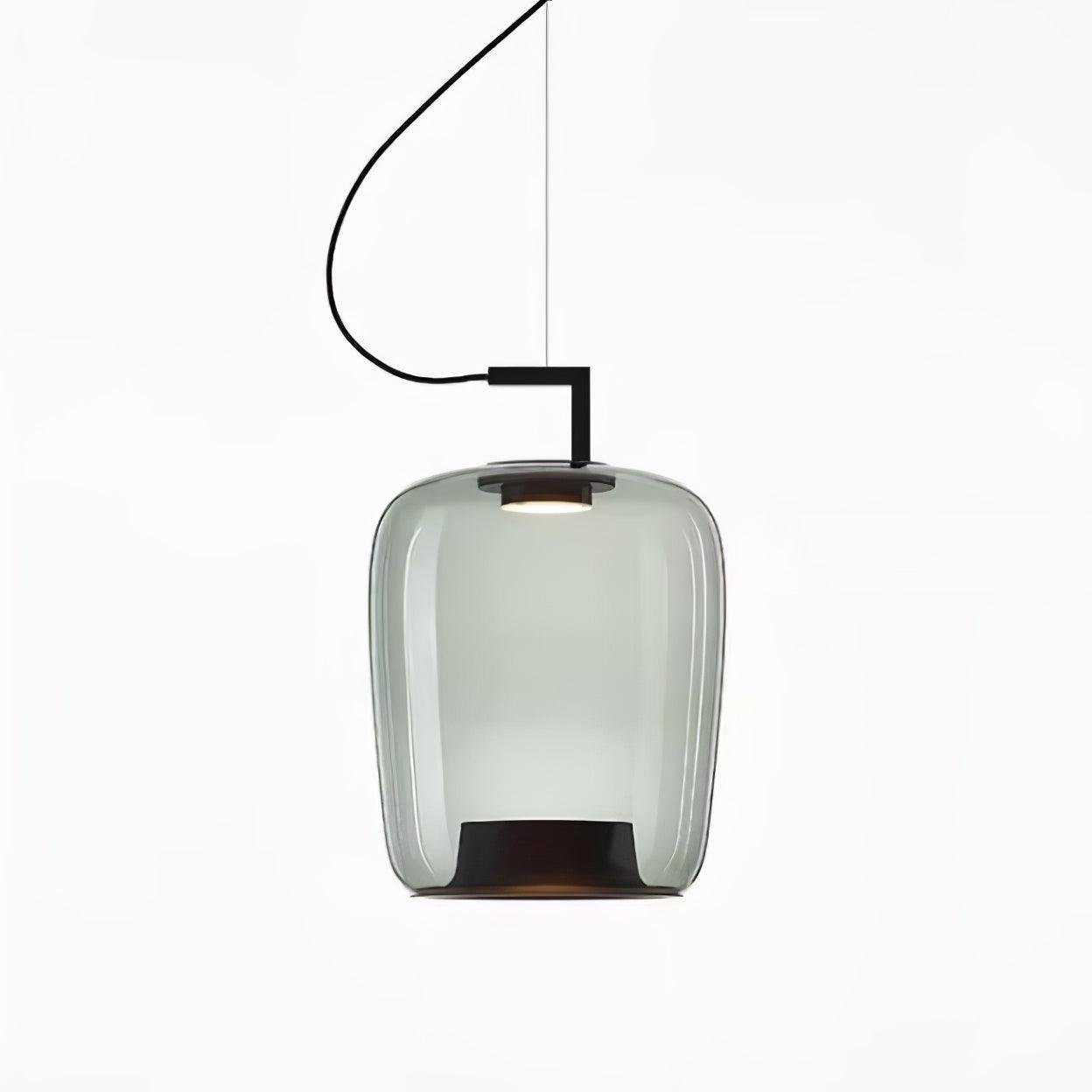 Modern Glass Sphere and Aluminum Ring LED Pendant Light for Contemporary Living Spaces