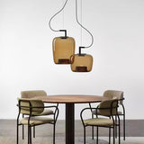 Modern Glass Sphere and Aluminum Ring LED Pendant Light for Contemporary Living Spaces