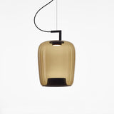 Modern Glass Sphere and Aluminum Ring LED Pendant Light for Contemporary Living Spaces