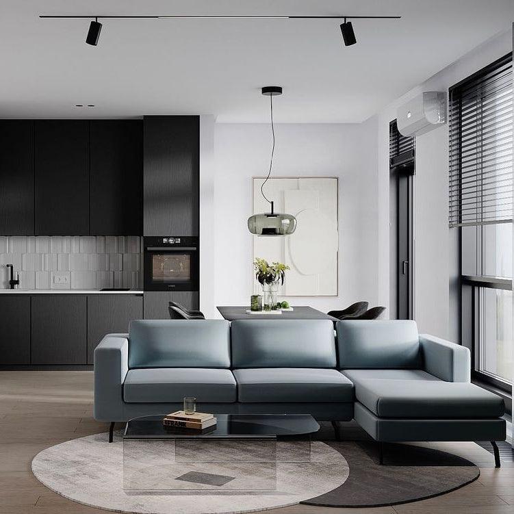Modern Glass Sphere and Aluminum Ring LED Pendant Light for Contemporary Living Spaces