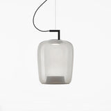 Modern Glass Sphere and Aluminum Ring LED Pendant Light for Contemporary Living Spaces