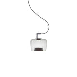 Modern Glass Sphere and Aluminum Ring LED Pendant Light for Contemporary Living Spaces