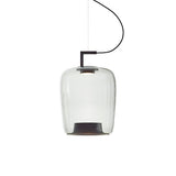 Modern Glass Sphere and Aluminum Ring LED Pendant Light for Contemporary Living Spaces