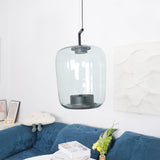 Modern Glass Sphere and Aluminum Ring LED Pendant Light for Contemporary Living Spaces