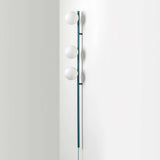 Modern Glass Spheres Vertical Wall Sconce Set of 2 for Luxury Indoor Lighting