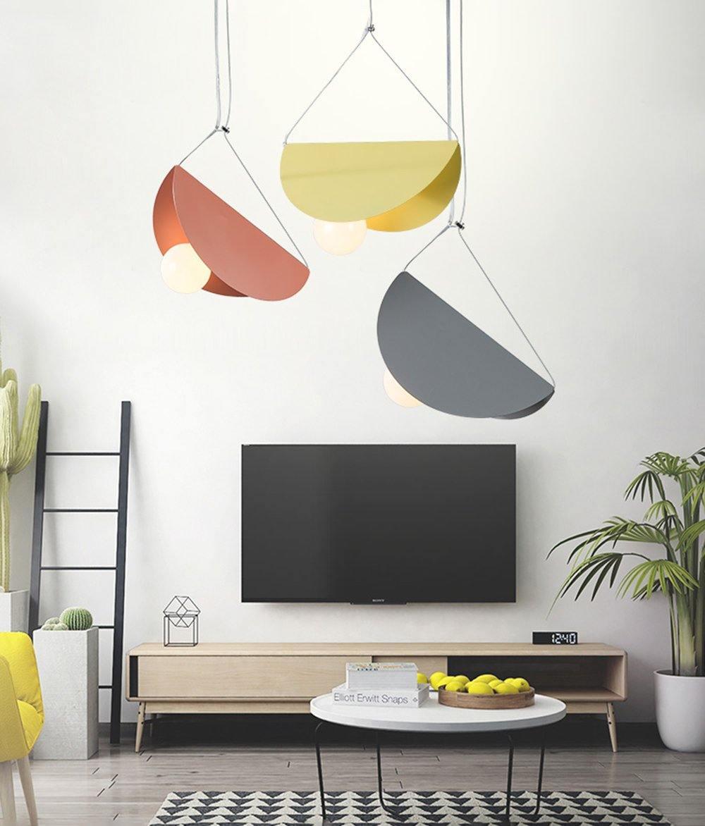 Modern Glider Minimalist Glass Globe Pendant Light for Dining Room and Kitchen